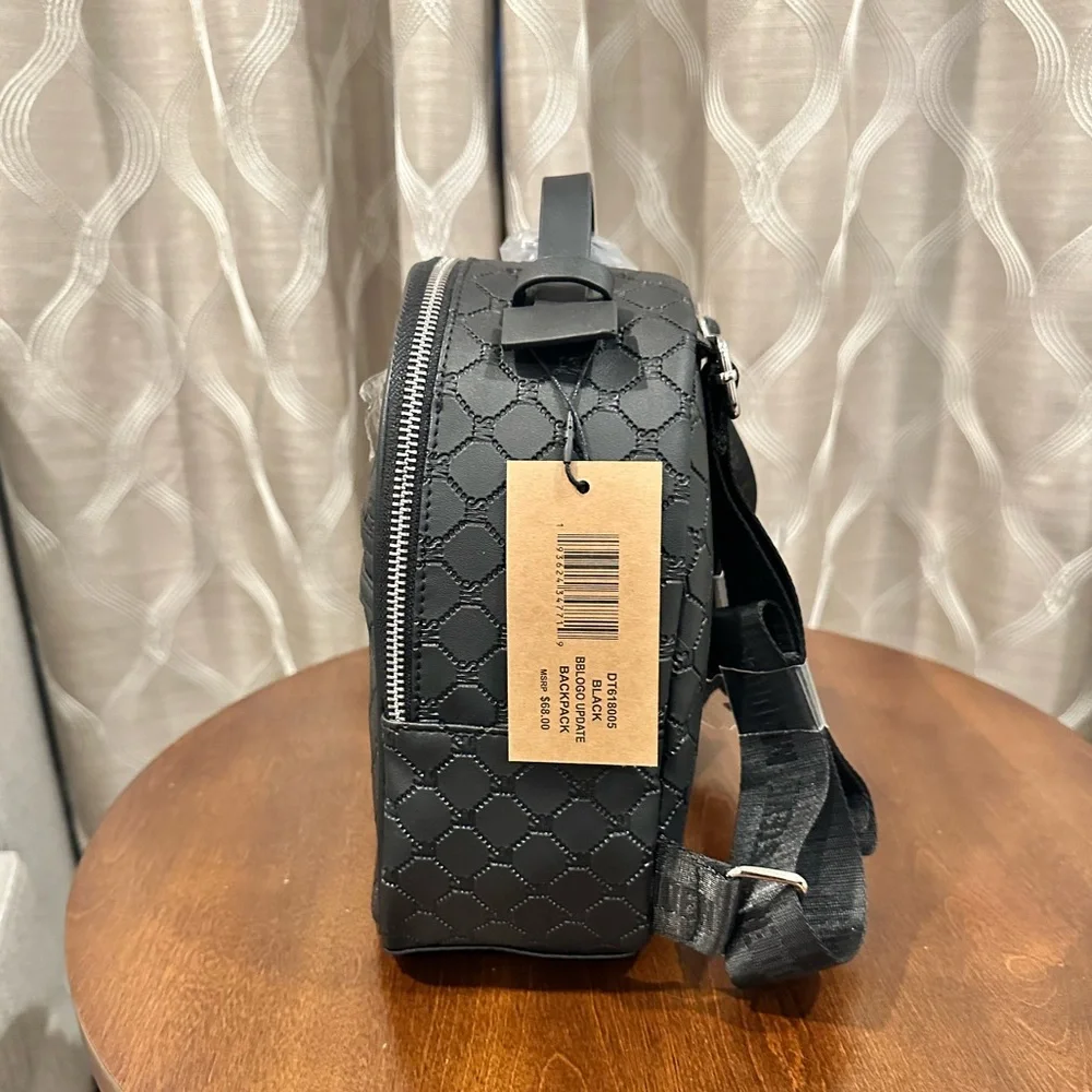 Steve Madden, Black, Faux Leather Backpack - Picture 4 of 11